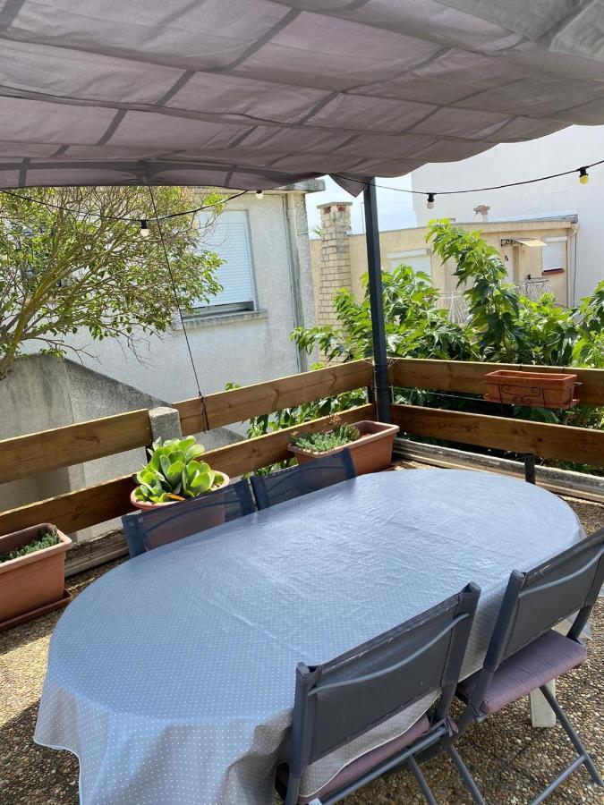 Appt Avec Parking, Clim, Wifi A 50 M De La Plage 팔라바 레 플로 외부 사진